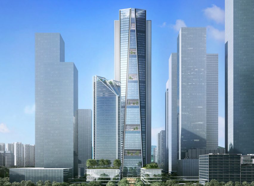 foster partners china merchants bank hq shenzhen skyscraper dezeen 1704 hero 852x623