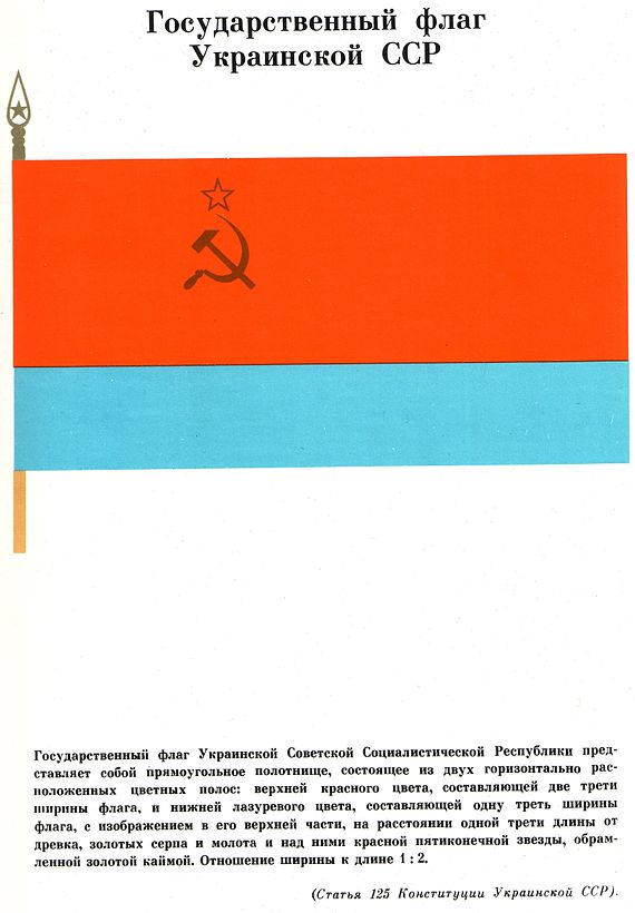  Flag Ukrainian SSR 1967